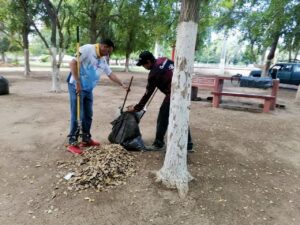 SEGUIMOS TRABAJANDO PARA DEJAR UN INMUEBLE LIMPIO Y SEGURO PARA LOS Y LAS GUASAVENSES.