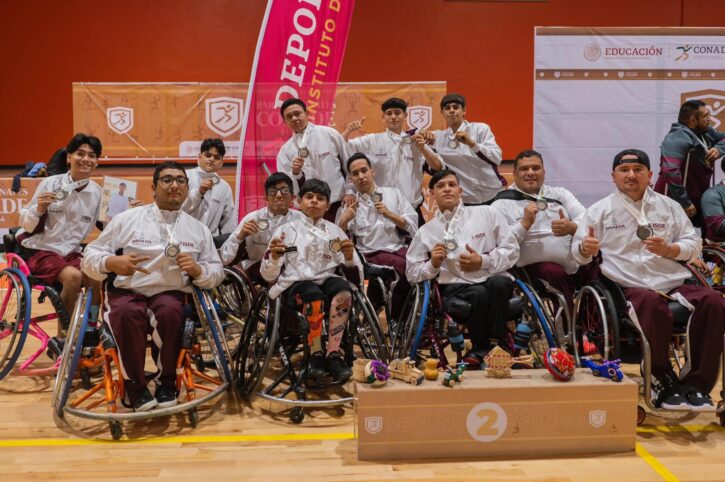 LOGRA SINALOA PLATA EN BALONCESTO SOBRE SILLA DE RUEDAS‍.