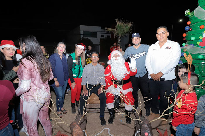 Inauguran en el San Joachín parador navideño ecológico