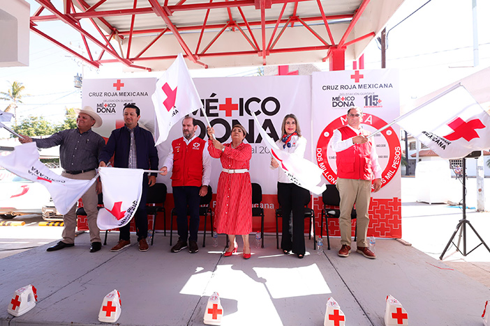 La Cruz Roja nos sirve a todos y salva vidas, alcaldesa en inicio de colecta anual