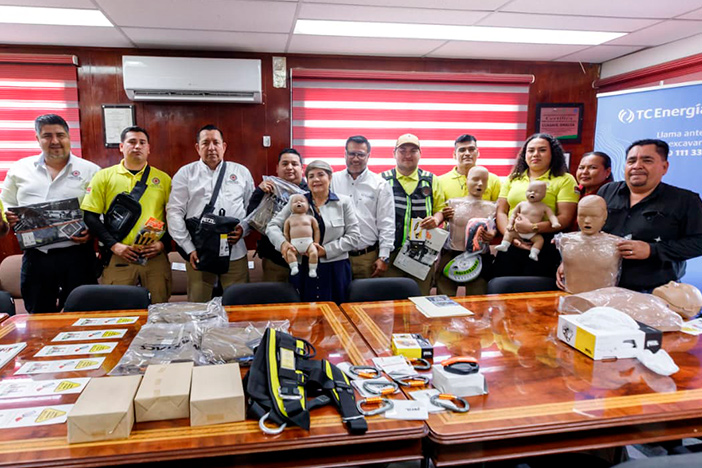 Donan equipamiento a Protección Civil de Guasave para fortalecer atención de emergencias