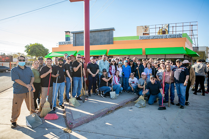 Reactivan Jornada Intensiva de Limpieza en el bulevar Central