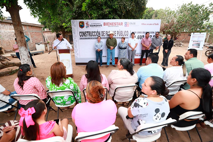 En marcha la construcción de moderno parque en La Chuparrosa