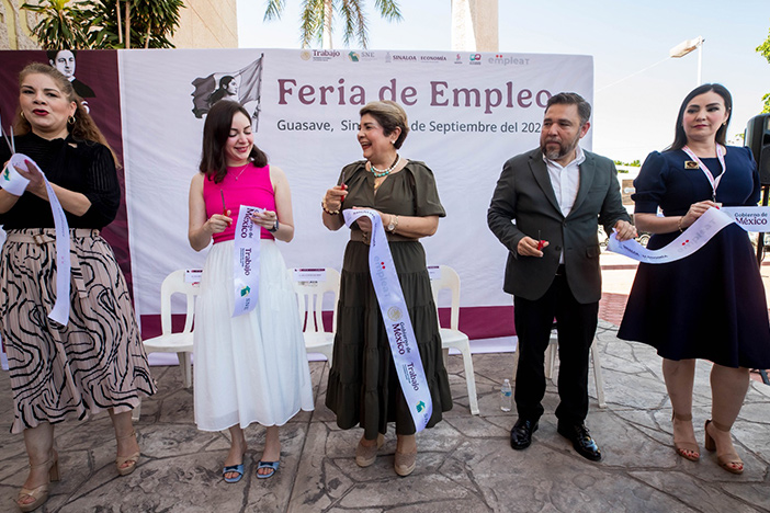 Inauguran la segunda Feria Nacional de Empleo en Guasave; ofrecen más de 300 vacantes