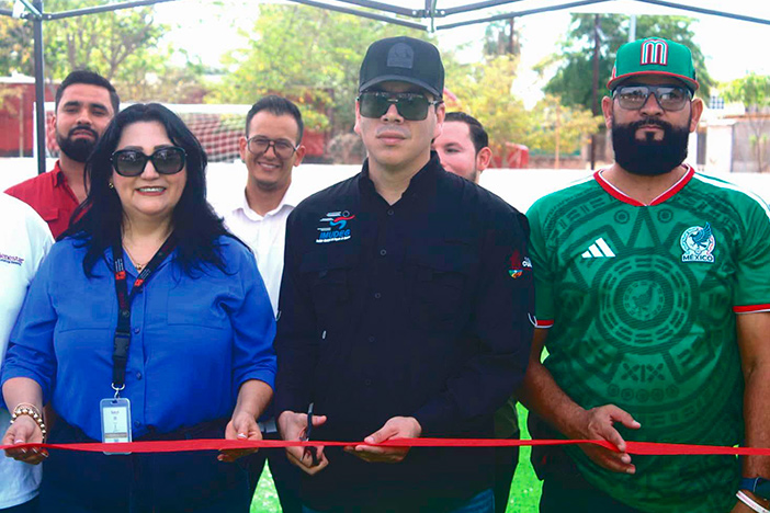 ETA 4 inaugura cancha sintética para fortalecer el deporte escolar