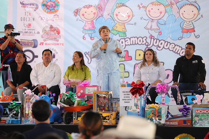 “Juego, Jugamos, Juguemos”, el DIF Guasave festeja a casi 4 mil niñas y niños con juguetes, música y snaks saludables