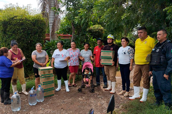 Protección Civil reporta preliminar de 19 viviendas afectadas por inundaciones